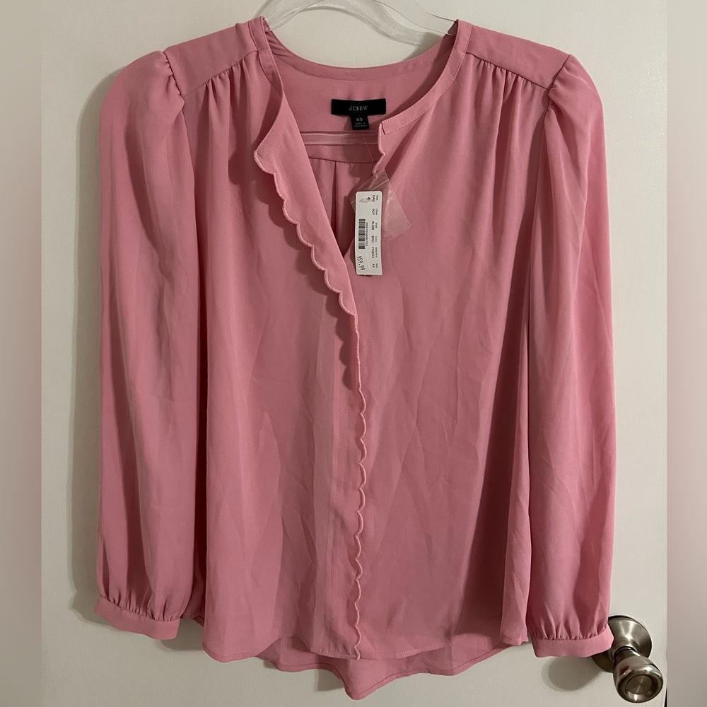 J.Crew chiffon top